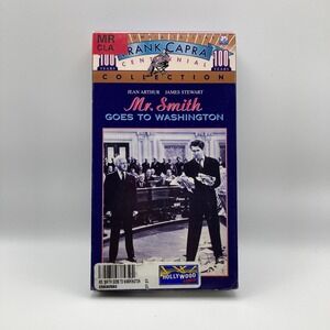 1939 Classic Film Mr. Smith Goes To Washington VHS VCR Video Tape James Stewart